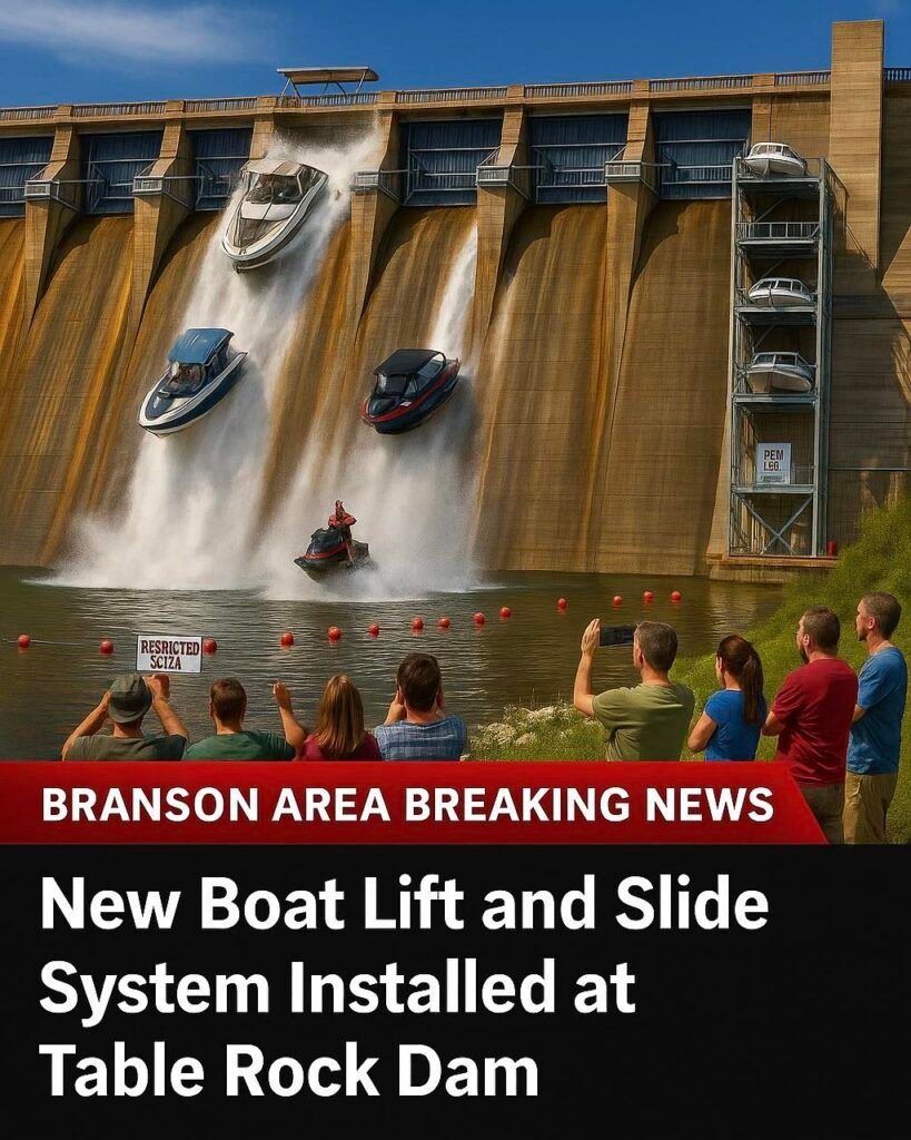 New Boat Lift in Branson