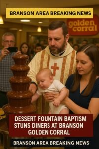 Branson Baby Baptized in Chocolate Fountain at Local Buffet